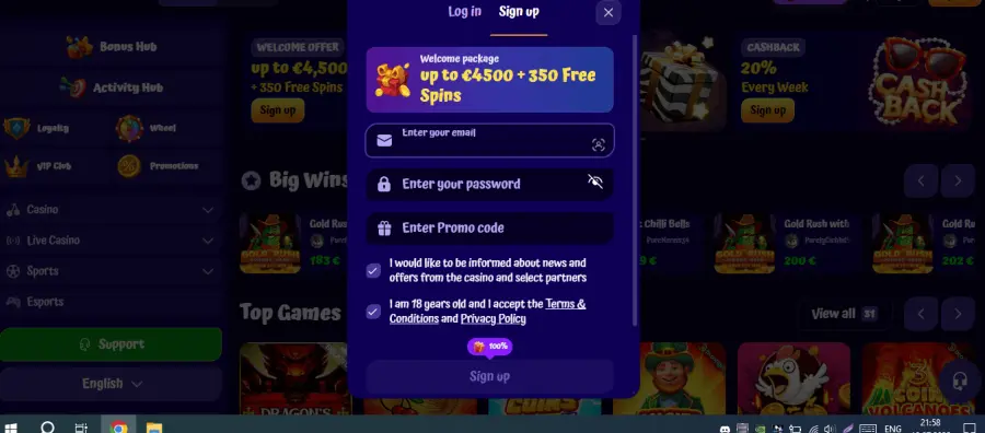 Code bonus spingranny